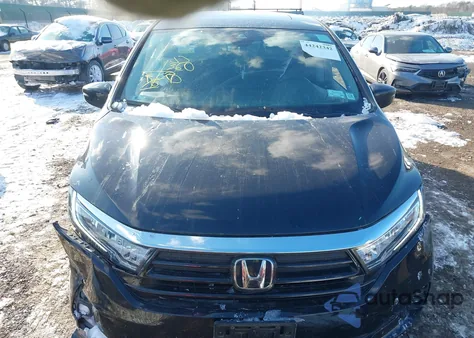 2021 Honda Odyssey Ex-L from USA, damaged, VIN 5FNRL6H77MB004699